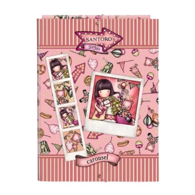 Image de Safta Classeur Folio 3 rabats Gorjuss Fairground Carousel 26 x 33,5 2,5 cm, Multicolore (522216068)