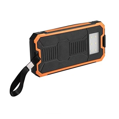 Image de ciciglow Kit de Batterie Externe, 20000mAh à Rapide Double USB Polar Mobile Power Bank Case DIY Kit, Portable Etanche Case(Orange)