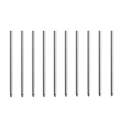 Image de Mengran recharges de 7 cm pour stylo à bille Swarovski et autre marque stylet en cristal Convient tous les stylos 10 d&#039;encre noire