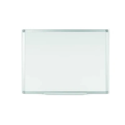 Image de BoardsPlus Tableau Blanc Magnétique, 60 x 45 cm, avec cadre en aluminium et porte marqueurs