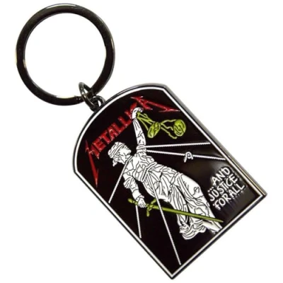 Image de Rock Off officially licensed products Metallica And Justice For All Tombstone Porte Clés Keychain