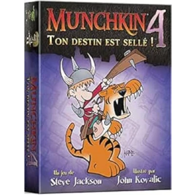 Image de Edge Entertainment Munchkin 4 Extension : Ton Destin est Scellé ! Jeu de société cartes A partir 10 ans 3 à 6 joueurs 60 90 min