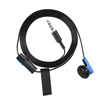 Image de Lazmin Écouteurs de Jeu, écouteurs Intra Auriculaires Jeu Mono filaires 3,5 mm avec Micro, adaptés au contrôleur PS4