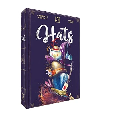 Image de Hats Thundergryph Games Jeu de société stratégie basé sur Alice au Pays des Merveilles Collection pour Adultes À partir 14 Ans 2 à 4 Joueurs