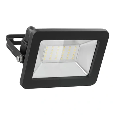 Image de goobay 53872 Projecteur Spot LED 30 W/Blanc Neutre 4000 K / 2560 LM/Angle d&#039;éclairage 100 Indice de Protection IP65 Noir