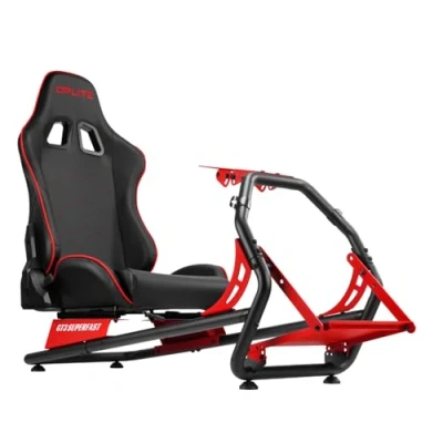 Image de OPLITE GT3 SUPERFAST Cockpit de simulation, Siège Racing et Chassis pour volant Logitech Thrustmaster.