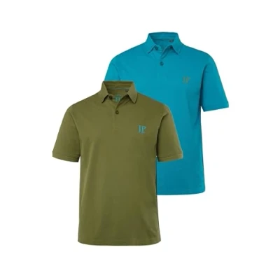 Image de JP1880 2ERPACK Seitenschlitze Regular FIT Polo, Homme, Taille: 7XL, Cactus