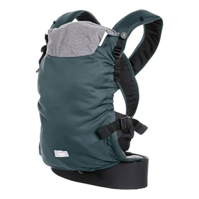 Image de Chicco Skin Fit, porte bébé ergonomique, idéal pour les bébés de 0 mois à 9 kg, réglable, sans danger hanches du bébé, avec sangles transversales rembourrées, ceinture abdominale, capuche