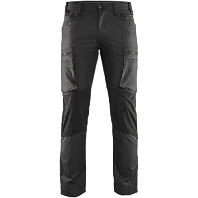 Image de Blaklader 14591845 Service Pantalon Stretch, Gris/noir, taille C46