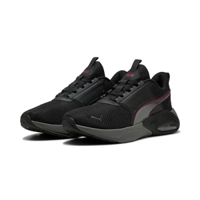 Image de PUMA Mixte X Cell Nova Fs Chaussure de Course sur Route, Noir Cool Dark Gray Team Regal Red, 44 EU