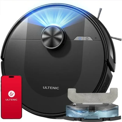 Image de Ultenic D10 Aspirateur Robot 5000Pa 150mins Navigation LDS intelligente Connecté App et Alexa