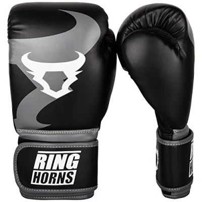 Image de Ringhorns, Charger Gants de Boxe, Mixte Adulte, 10 Oz, Noir