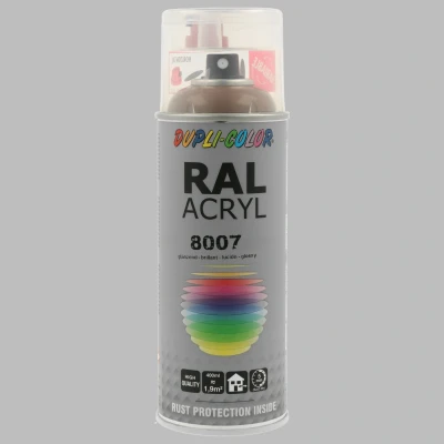 Image de DUPLI COLOR 366215 Vernis / laque RAL aérosol 8007 AUTO 1 0131 white grey 400 ml