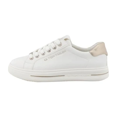 Image de TOM TAILOR Femme 9590320007 Basket, Blanc, 40 EU