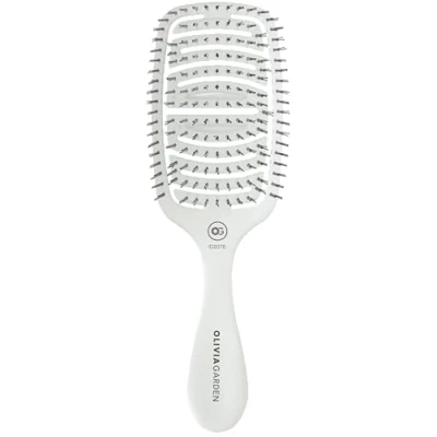 Image de Olivia Garden Brosse Care Flex Bristle Fine Hair Ice White St 1 pièces