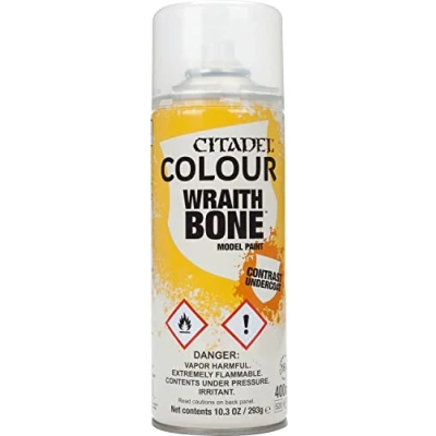 Image de Citadel+Bombe+sous couche+ +A%C3%A9rosol+Contrast+Wraithbone+%28400mL%29