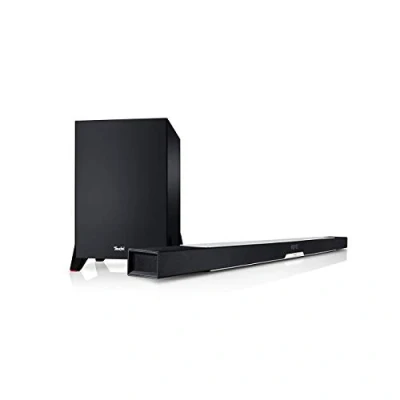 Image de Teufel CINEBAR LUX Ambition Barre de son avec caisson basses, Dolby Audio, LAN, WLAN, Dynarmore 3D, Multiroom, Bluetooth, HDMI 3D ARC CEC Noir/Blanc