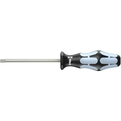 Image de Wera 05032050001 3367 Tournevis pour vis TORX, acier inoxydable, TX 8 x 60 mm, Noir/Ice bleu