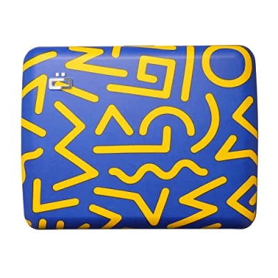 Image de ÖGON DESIGNS Portefeuille en Aluminium Smart Case V2 Large Format Carte d&#039;identité et permis de Conduire Protection RFID Capacité 10 Cartes, Billets reçus
