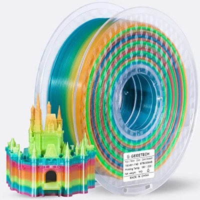 Image de Geeetech PLA Gradient Colour Filament, 1.75mm 3D Imprimante Filament,Bobine,1KG