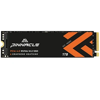 Image de Timetec 1 to PCIe 4.0 Gaming Graphene DRAM Cache SSD NVMe Gen4x4 M.2 2280 3D NAND TLC 1000 Vitesse de Lecture/écriture jusqu&#039;à 7 100/5 500 Mo/s Interne pour PS5, PC Portable et Bureau