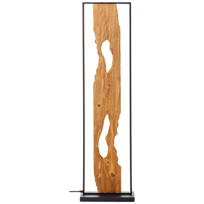 Image de Brilliant Lampadaire LED Chaumont en bois