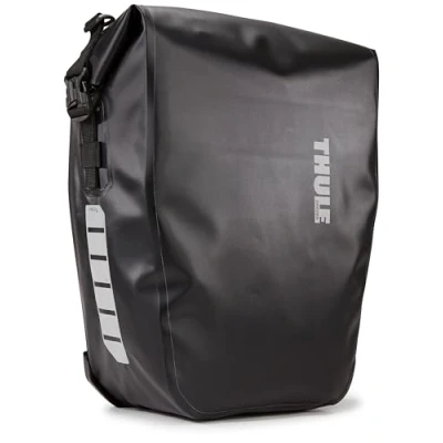 Image de Thule Ensemble de sacoches Shield Taille L Sacoche vélo imperméable Facile à attacher et enlever Fermeture par le dessus Poches internes Détails réfléchissants