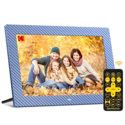 Image de KODAK 10,1 Pouces HD IPS Cadre Photo Numérique Electroniqu, No WiFi, Support USB, Carte SD, Télécommande, Calendrier, Rotate Automatique, Partage d&#039;images, Musique, Vidéo(Non Touchscreen)