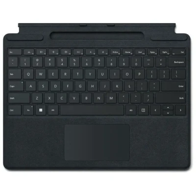 Image de Microsoft Surface Pro Signature Keyboard QWERTY Italien Cover port Noir Neuf