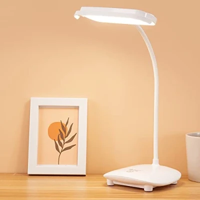 Image de MAYTHANK Lampe de Bureau Table Sans fil Rechargeable USB 2 Batterie 3200mah 40 LED , Livre Lecture Enfant Tactile Lumiere 3 Couleurs 6 Mode Dimmable, Chevet Pile Chambre