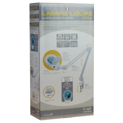 Image de Electris Lampe loupe 5 dioptries éclairage 90 leds blanches