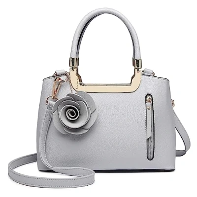 Image de Miss Lulu Petit Sac Bandouliere Femmes Joli Sacs à Main en Simili Cuir Fleur pour Usage Quotidien