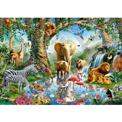 Image de Ravensburger 12000682 Aventure dans la Jungle 1000 pièces pour Adultes et Enfants à partir de 14 Ans Puzzle avec Motif Animal,