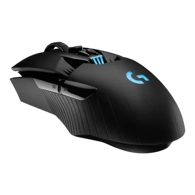 Image de Souris de jeu sans fil Logitech G903 LIGHTSPEED, capteur HERO 25K, plus 140 heures avec batterie rechargeable et LIGHTSYNC RGB, compatible PowerPlay, PC/Mac Noir