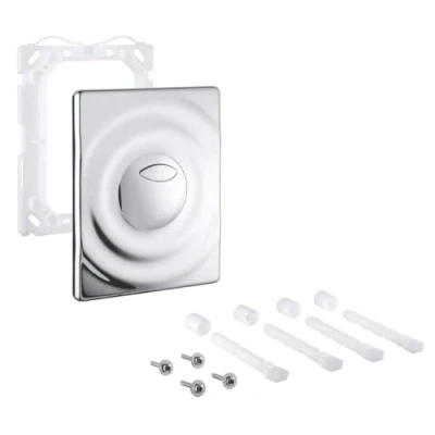 Image de Grohe 42302000 8002244 Surf Plaque de Recouvrement Rechange 156 X 197 Mm Chromé