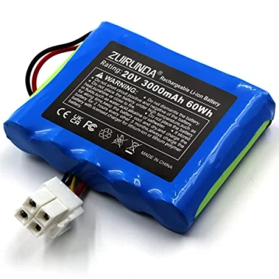 Image de Batterie de rechange pour Worx Landroid S300, S 390m2, Basic, S300i, S450i, S500i, S700i, WR100SI, WR101SI, WR102SI, WR103SI, WR104SI, WR105SI, WR105SI.1, WR1. R106SI. WR115MI 20 V 3000 mAh Li ion