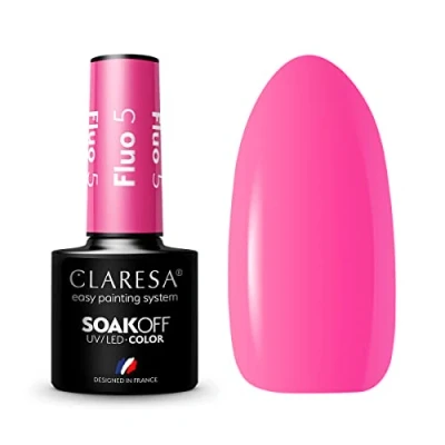 Image de 5 Vernis Fluo UV 5ml Claresa