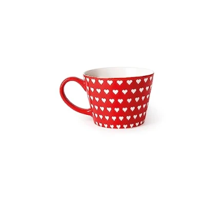 Image de Excelsa Enjoy Lot de 1 Tasse Jumbo en Porcelaine, Rouge, 415 ML