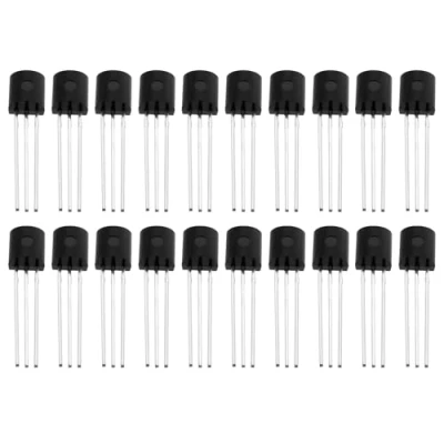 Image de Create idea Lot de 20 transistors à canal N 3 broches haute efficacité pour amplificateurs audio, processeurs Sgnal BF245C