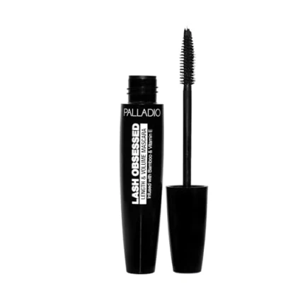 Image de Palladio, Lash Obsessed, Amplified Up Length &amp; Volume Mascara, Black, 0.41 fl oz (12 ml)