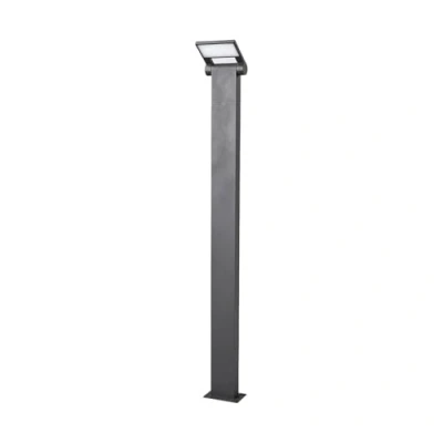 Image de LED Eclairage Exterieur Marius (Moderne) en Noir Aluminium (1 lampe,à), Luminaire Exterieur, Lampe Jardin, Borne Lumineuse