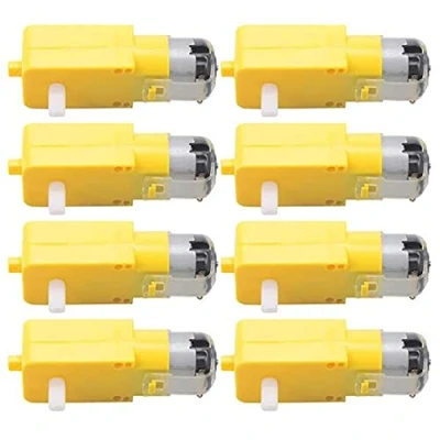 Image de GUUZI 8 pièces TT DC Moteur de Boîte Vitesses Double Arbre 3 6V à Engrenages pour Robot Voiture Intelligent Arduino