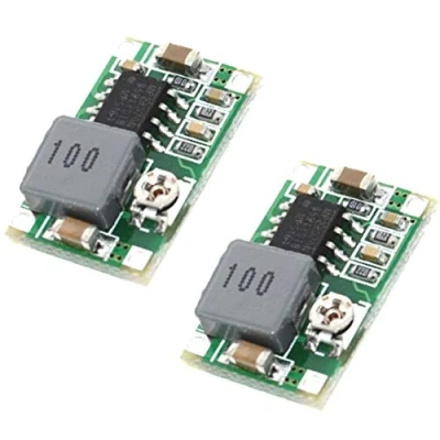 Image de 2pcs Mini360 Mini 360 DC Adjustable Buck Converter Step Down Power Supply module Ultra Small de d&#039;alimentation téléphone portable DIY, véhicule Lm2596