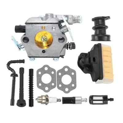 Image de Hippotech C1Q S11E carburateur pour Zama S11G avec conduite de filtre à huile STIHL 021 MS210 023 MS230 025 MS250 Tronçonneuse remplace 1123 120 0603