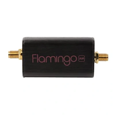 Image de Flamingo+ AM (Flamingo v2) Filtre Coupe Bande (Notch) de Diffusion à Haute Atténuation pour Applications Radio Définies par Logiciel (RTL SDR). Bloque 300kHz 1900kHz sur l&#039;Appareil Connecté