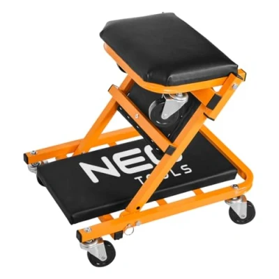 Image de Neo Tools Planche à roulettes 2 en 1 pour Atelier Automobile Charge maximale : 150 kg Siège Roulant Fonction Assise et couchée
