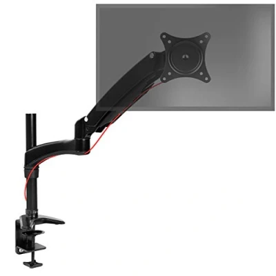 Image de Duronic DM551X2 Support écran PC pour bureau à pince Bras ressort ajustable la volée
