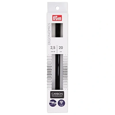 Image de Prym Aiguilles à tricoter Noir 2,5 mm