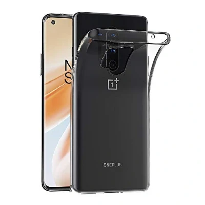 Image de AICEK Coque Compatible OnePlus 8 Pro, Transparente Silicone pour Pro Housse Etui Case (6,78 Pouces)