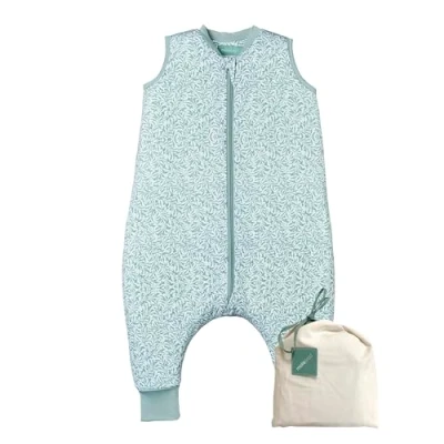 Image de molis&amp;co. Gigoteuse a Pied Bébé Tog 1 100% Coton (Oeko TEX) Turbulette Longueur Ajustable (60 70 cm) pour Garçon en Fille INES II
